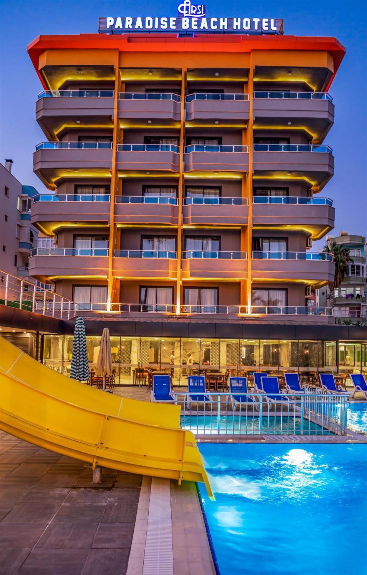 Arsi Paradise Beach Hotel Алания Экстерьер фото